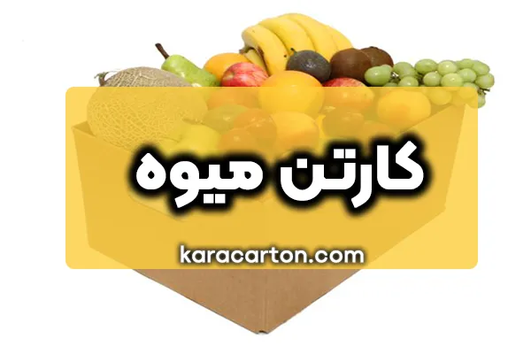 فروش کارتن میوه و صیفی جات با قیمت عمده