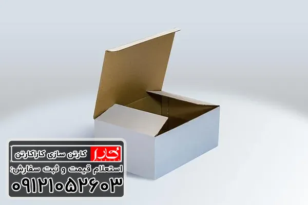 کارتن سفید سه لایه